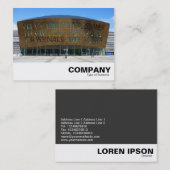 ウェールズ，カーディフ，ミレニアムセンター 名刺 (正面/裏面)