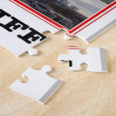 ウェールズ – カーディフ – I Love - ジグソーパズル (側面)