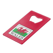 ウェールズ クレジットカード栓抜き (正面アングル)