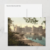 ウェールズ,グウィネッド,カーナルフォン城 ポストカード (正面/裏面)