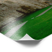 ウェールズ、ケルナルフォン城、エドワード2の一つ フォトプリント            (角)