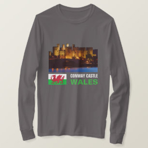 ウェールズ・コンウェイ・キャッスル Tシャツ