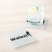 ウェールズ・サッカー ガラスコースター (アングル)