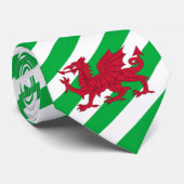 ウェールズ・タイズ、ファッション・ウェールズ国旗のビジネス・ドラゴン ネクタイ (ロール)