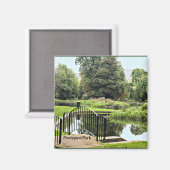 ウェールズ，トラフェンのポンティプールパーク マグネット (正面/裏面)