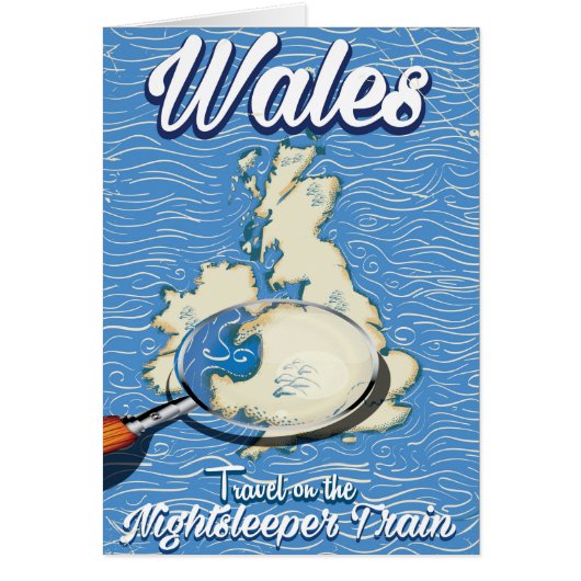 ウェールズ ナイトスリーパー列車 イギリス 旅行ポスター (正面)