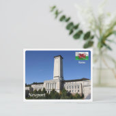 ウェールズ – ニューポート –  ポストカード (スタンド正面)