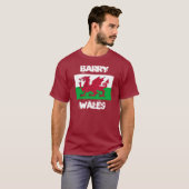 ウェールズ,バリー国旗 Tシャツ (正面フル)