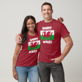 ウェールズ,バリー国旗 Tシャツ (ユニセックス)