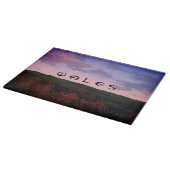 ウェールズ，パワー，ニュータウンの平和な夕べ カッティングボード (角)