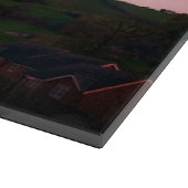 ウェールズ，パワー，ニュータウンの平和な夕べ カッティングボード (角)