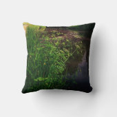 ウェールズ、ブレコンの運河にかかる橋 クッション (裏面)