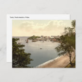 ウェールズ，ペブロケシャー，テンビー ポストカード (正面/裏面)