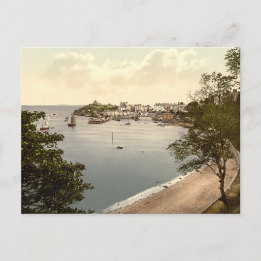 ウェールズ，ペブロケシャー，テンビー ポストカード (正面)