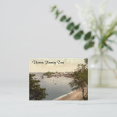 ウェールズ,ペブロケシャー,テンビー 名刺 (スタンド正面)