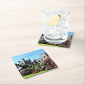 ウェールズ，ペンリン城 スクエアペーパーコースター (インサイチュ)