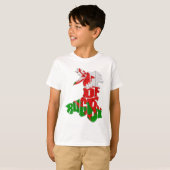 ウェールズ・ホームオブラグビーマップ Tシャツ (正面フル)