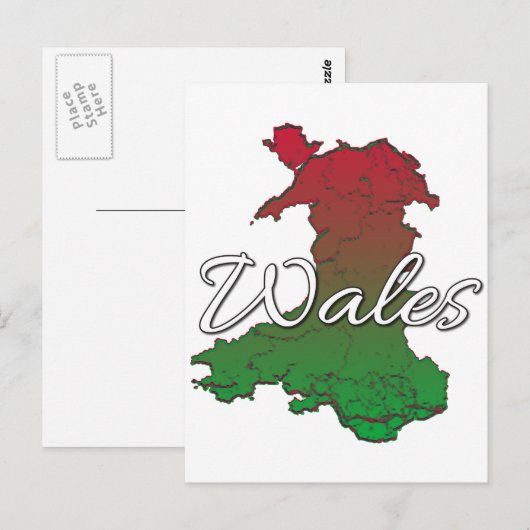 ウェールズ ポストカード (正面/裏面)