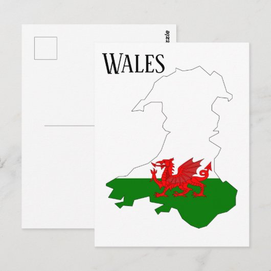 ウェールズ ポストカード (正面/裏面)