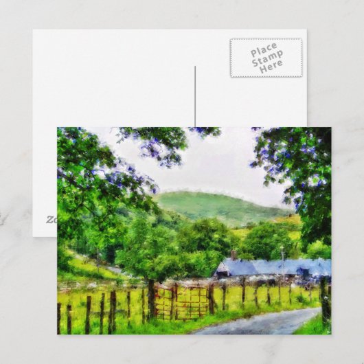 ウェールズ ポストカード (正面/裏面)