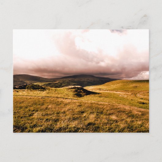ウェールズ，マウンテンビュー ポストカード (正面)