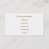 ウェールズ，マウンテンビュー 名刺 (裏面)