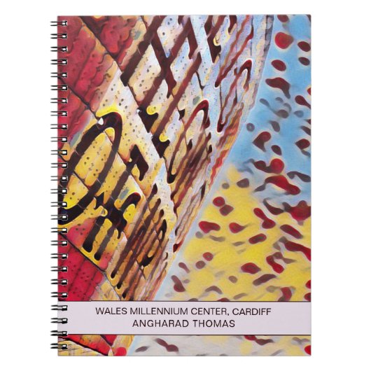 ウェールズ・ミレニアム・センター・カーディフ・デジタル・アート ノートブック (正面)