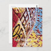 ウェールズ・ミレニアム・センター・カーディフ,英国はがき ポストカード (正面/裏面)