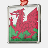 ウェールズ メタルオーナメント (左)