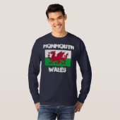 ウェールズ，モンマス国旗 Tシャツ (正面フル)