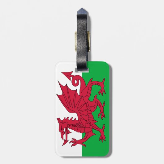 ウェールズ ラゲッジタグ (裏面縦)
