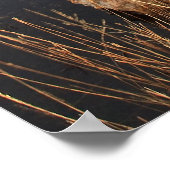 ウェールズ、雪と湖 ポスター (角)