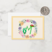 ウェールズ – 5月の日のサンキューカード ノートカード (正面/裏面インサイチュ)