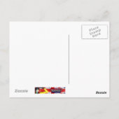 ウェールズ、Cymru、ドラゴンからのポストカードの挨拶 ポストカード (裏面)