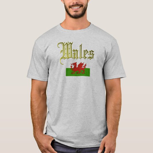 ウェールズ(Cymru) Tシャツ (正面)
