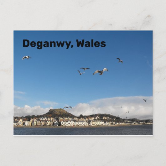 ウェールズ、Deganwy ポストカード (正面)