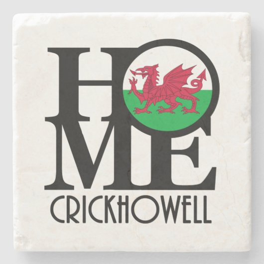 ウェールズ、HOMe Crickhowell ストーンコースター (正面)