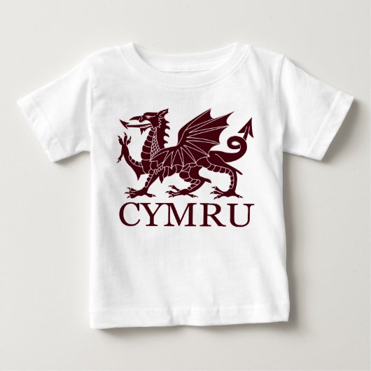 ウェールズCYMRU ベビーTシャツ (正面)