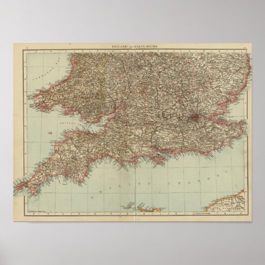 ウェールズSイングランド ポスター (正面)