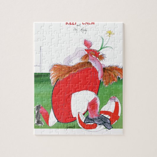 ウェールズvイギリスの球-贅沢なfernandesからの… ジグソーパズル (縦)