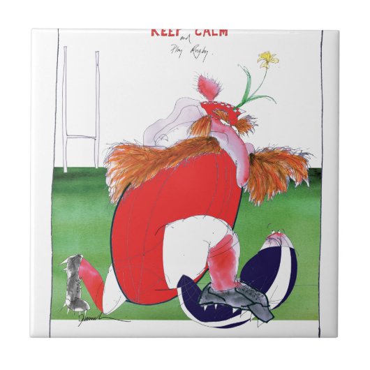 ウェールズvスコットランドの球-贅沢なfernandesからの… タイル (正面)