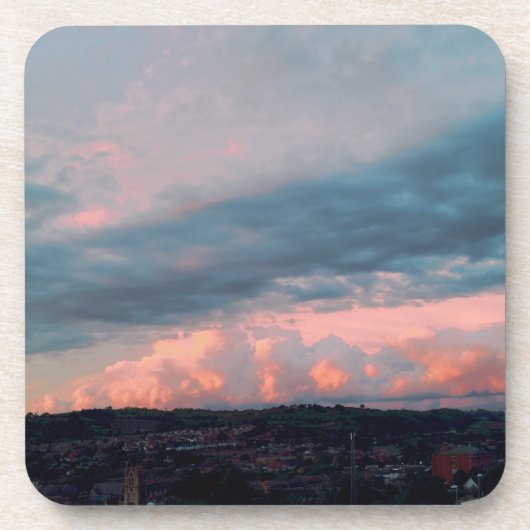 ウェー威厳のあるルスの夕日 コースター (正面)