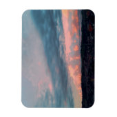 ウェー威厳のあるルスの夕日 マグネット (縦)
