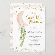 ウエアザムーンベビーシャワー招待状