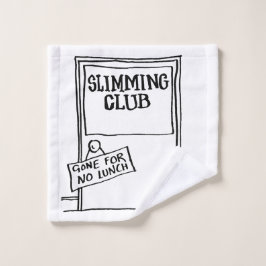 ウエイトウォッチャーズスリムおもしろいミングクラブフランネル ウォッシュタオル