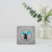 ウエイトリフターパーソナルトレーナー スクエア名刺 (スタンド正面)