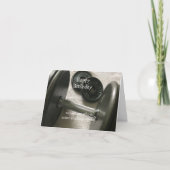 ウエイトリフター感動的誕生日 カード (正面)