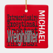 ウエイトリフター超並外カスタム セラミックオーナメント (裏面)