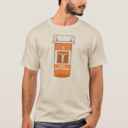 ウエイトリフティングは私のドラッグ Tシャツ (正面)
