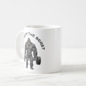 ウエイトリフティングゴリラ コーヒーマグカップ (正面左)